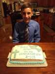 20190301 Adam confirmation&nbsp;cake